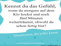 kennt ihr das auch ich knnte auf dem klo meistens weiterschl