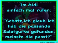 Anruf Zuhause im Aldi