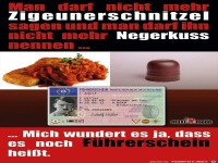 Zigeunerschnitzel, Negerkuss, F�hrerschein