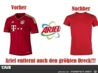 Ariel entfernt auch den gr�sten Dreck