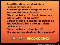 zwei Blondinen