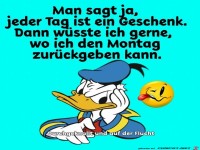 Jeder Tag ist ein Geschenk