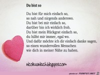 Gedicht - Du bist so