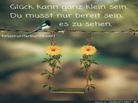 glueck kann ganz klein sein