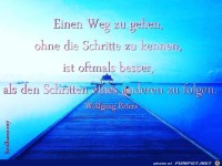 einen weg zu gehen