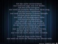 ich bin nicht unverschaemt