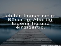 Bin immer artig