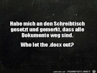 Alle Dokumente sind weg