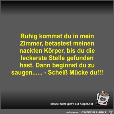 Ruhig-kommst-du-in-mein-Zimmer.jpg von Fossy