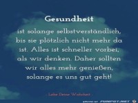 Gesundheit ist so lange selbstverstndlich