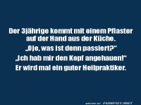 Ein humorvoller Kommentar eines 3-J�hrigen