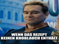 Kochmeme über fehlenden Knoblauch