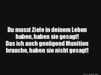 Ziele und Vorbereitung im Leben