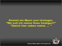 Kommt ein Mann zum Urologen