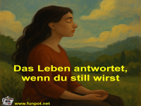 Das Leben antwortet, wenn du still wirst