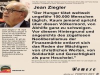 Der Hunger t�tet weltweit...