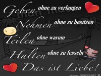 Geben ohne zu verlangen