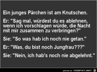 ein P�erchen beim Knutschen......