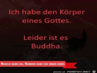 Ich habe den Krper eines Gottes