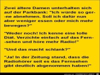 zwei �ltere Damen unterhalten sich........