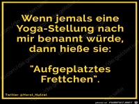 Yoga-Stellung