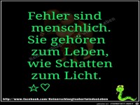 Fehler sind menschlich