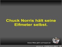 Chuck Norris h�lt seine Elfmeter selbst