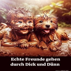 herz-Bild: Echte Freunde