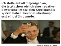 Darauf sto�en wir an