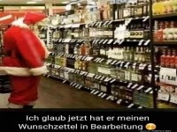 Wunschzettel in Bearbeitung