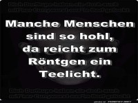 Wenn das Teelicht zum Rntgen reicht