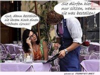 Wenn Kellner Politik spielen