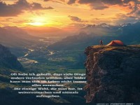 Camper auf der Klippe: H�chstgelegener Morgenkaffee