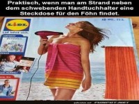 F�hn-Action am Strand: Magisch oder praktisch?