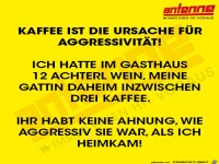 Kaffee ist die Ursache