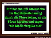 Einfach mal im Altersheim
