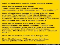 der Ostfriese kauft eine Motors�ge.....