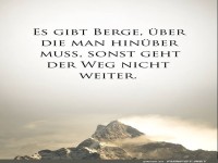 Es gibt Berge