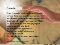 Freundin - Trauer - Gedicht von Nicole Sunitsch