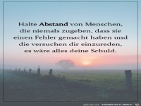 halte Abstand von Menschen, die keine Fehler zugeben knnen