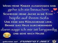 wenn meine Kinder ausgezogen sind