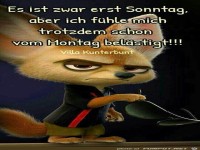 Es ist erst Sonntag