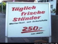 Frische St�nder