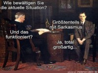 Sarkasmus ist die L�sung