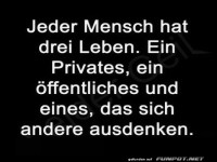 Drei Leben eines Menschen