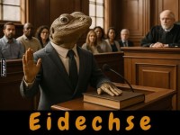 Eidechse schwrt: Kein Schwanzwackeln!