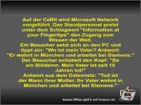 Auf der CeBit wird Microsoft Network vorgef�hrt