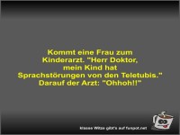 Kommt eine Frau zum Kinderarzt