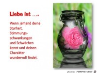 liebe ist wenn jemand