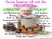 Heute beginne ich mit der Freuden-Di�t